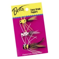 Betts Bass Popper Fly Value Pack