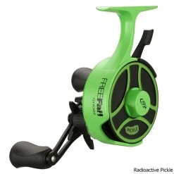 13 Fishing Black Betty Ghost FreeFall Ice Fishing Reel - Left Hand -Fishing Equipment Black Betty Ghost FreeFall Ice Fishing Reel LH Pickle