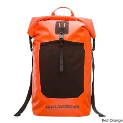 Grundéns Bootlegger 30 Liter Rolltop Fishing Backpack -Fishing Equipment Bootlegger 30 Liter Rolltop Fishing Backpack Red Orange