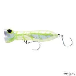 Nomad Design Chug Norris 120mm Saltwater Popper Lure -Fishing Equipment Chug Norris 120mm SW Popper Lure White Glow