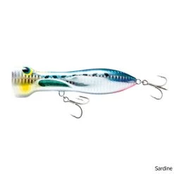 Nomad Design Chug Norris 95mm Popper Lure 11 Nomad Design Chug Norris 95mm Popper Lure -Fishing Equipment Chug Norris 95mm Popper Lure Sardine