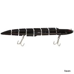 Daddy Mac Viper Eel 6" Lure -Fishing Equipment DADDMVE6 Viper Eel 6in Lure Raven