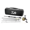 Daiwa D-Vec Carbon Case Executive Pack Travel Spinning Combo 1 Daiwa D-Vec Carbon Case Executive Pack Travel Spinning Combo -Fishing Equipment D Vec Carbon Case Executive Pack Travel Spinning Combo