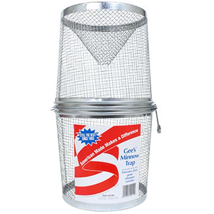 Gees Galvanized Minnow Trap 3 Gees Galvanized Minnow Trap