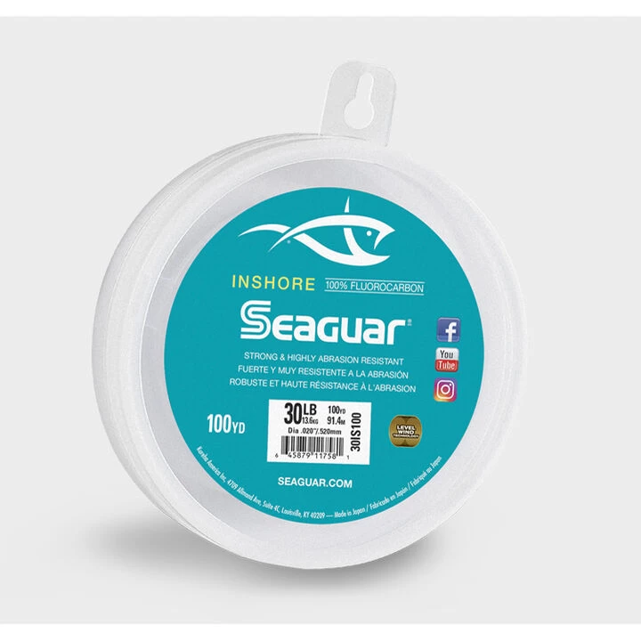 Seaguar Inshore 100 Fluorocarbon Leader - 100 Yards 3 Seaguar Inshore 100 Fluorocarbon Leader - 100 Yards