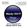 K & J Tackle Wacky Ring - 100 Pk. -Fishing Equipment KPTSWWR Wacky Rings Pack