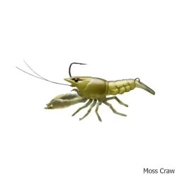 LiveTarget Live Craw Finesse Bait Lure -Fishing Equipment LiveTarget Live Craw Finesse Bait Lure Moss Craw