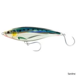 Nomad Design Madscad 115mm Saltwater Sinking Lure -Fishing Equipment Madscad 115mm Saltwater Sinking Lure Sardine
