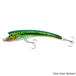 Nomad Design Maverick 115mm Floating Lure -Fishing Equipment Maverick 115mm Floating Lure Silver Green