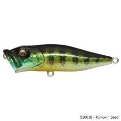 Megabass Pop-X Popper Lure -Fishing Equipment POP X PUMPKIN SEEDtxt