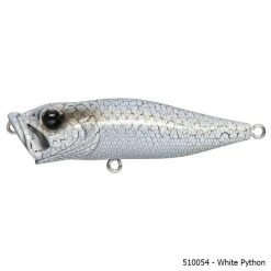Megabass Pop-X Popper Lure -Fishing Equipment POP X WHITE PYTHONtxt