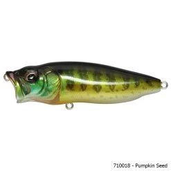 Megabass PopMax Popper Lure -Fishing Equipment POPMAX PUMPKIN SEEDtxt