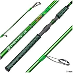 Dark Matter Psychedelic Inshore Spinning Rod -Fishing Equipment Psychedelic Inshore Spinning Rod Green