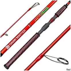 Dark Matter Psychedelic Inshore Spinning Rod -Fishing Equipment Psychedelic Inshore Spinning Rod Red
