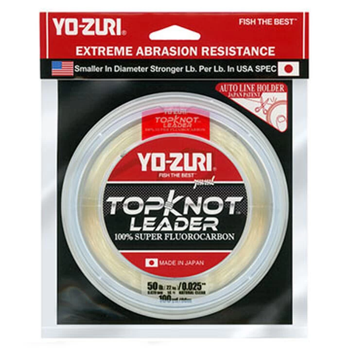 Yo-Zuri TopKnot Fluorocarbon Saltwater Leader - 30 Yards 3 Yo-Zuri TopKnot Fluorocarbon Saltwater Leader - 30 Yards