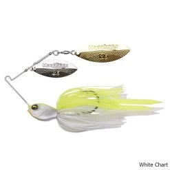 Megabass SV-3 Spinnerbait Lure -Fishing Equipment SV3 Spinnerbait Lure White Chart