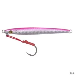Hogy Sand Eel 3.5 Oz. Jig Lure W/ Assist Hook 9 Hogy Sand Eel 3.5 Oz. Jig Lure W/ Assist Hook -Fishing Equipment Sand Eel 3pt5oz Jig Lure w Assist Hook Pink