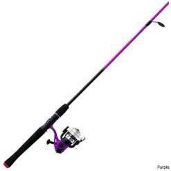 Zebco Splash Spinning Combo -Fishing Equipment Splash Spinning Combo Purple