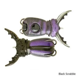 Molix Supernato Beetle Baby Lure -Fishing Equipment Supernato Beetle Baby Lure Black Scrabble