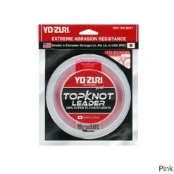 Yo-Zuri TopKnot Fluorocarbon Saltwater Leader - 30 Yards 5 Yo-Zuri TopKnot Fluorocarbon Saltwater Leader - 30 Yards -Fishing Equipment TopKnot Fluorocarbon Saltwater Leader Pink
