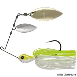 Molix Venator Double Willow Spinnerbait Lure -Fishing Equipment Venator Double Willow Spinnerbait Lure White Chartreuse
