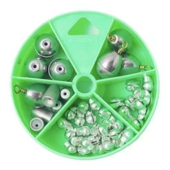 Eagle Claw Steel & Tin Sinker Assortment Dial Pack